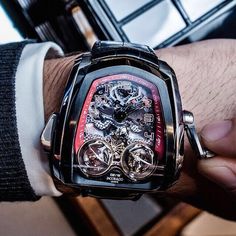 Wrist coolness of The Twin Turbo by Jacob&Co. Beautiful Skeleton, Fancy Watches, Hand Watch, Stylish Watches