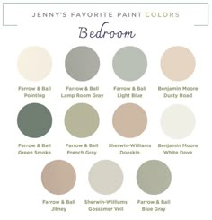 the different shades of paint for bedroom