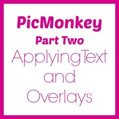 the words pigmonkey part two applying text and overlays