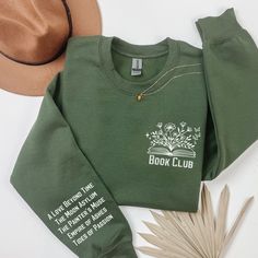 book sweatshirt book lovers, book sweatshirts, floral shirt, wildflower shirt, skeleton sweatshirt, skeleton with book and flowers, reading tee, librarian t-shirt, book t-shirt, bookworm t shirt, reading sweatshirt, funny reading shirt, Gift For Bookworms, gift for book lover. Stay cozy and stylish this season with our Bookholic sweatshirt! Designed for book lovers, this sweatshirt features a cute illustration of a skeleton holding a book and surrounded by flowers. The bold statement "Just A Girl Who Loves Reading Books" adds a touch of humor, making this sweatshirt a must-have for any bookworm. Made from soft and comfortable material, this sweatshirt is perfect for chilly days spent curled up with a good book. Its unique design makes it a great choice for a gift for a fellow book lover, t Book Lover Sweatshirt, Bookworm Gift Ideas, Book Sweatshirts, Custom Bookshelf, Reading Sweatshirt, Book Nerd Shirts, Skeleton Sweatshirt, Wildflower Shirt, Nurse Halloween