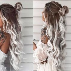 Κούρεμα Bob, Ombre Hair Blonde, Gorgeous Hair Color, Fishtail Braid, Long Hair Color, Trendy Hairstyle