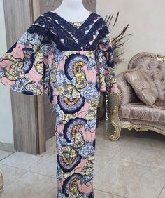 Model Wax, African American Clothing, Boubou Styles, Ankara Long Gown, Ankara Long Gown Styles, Ankara Skirt And Blouse, Best African Dresses, Africa Dress