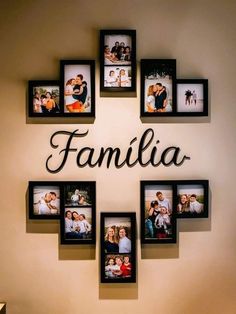 Photo Frame Interior Design, Photo Frames Wall Ideas, Family Frames Wall Decor, Black And White Living Room Wall Decor, Hallway Modern Decor, Photo Frame Design Creative Wall Ideas, Living Room Wall Frame Ideas, Wall Photo Frame Ideas Living Rooms, Wall Portrait Ideas