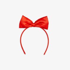 Headband made from 100 % recycled polyester decorated with a bow on top. Beacon Hill Boston, Holiday Hair Bows, Eco Friendly Accessories, Stylish Headbands, Satin Headband, Toddler Christmas, Holiday Baby, Holiday Books, Children's Boutique