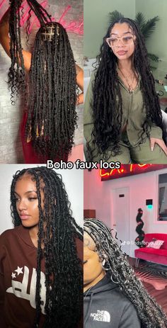 Unique Braids For Black Women, Ways To Style Braids, Hair Color Guide, Hairstyle Names, Knysna, Faux Locs Hairstyles