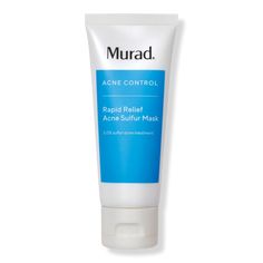 Rapid Relief Acne Sulfur Clay Mask - Murad | Ulta Beauty Murad Skincare, Get Clear Skin, How To Reduce Pimples, Prevent Pimples, Natural Acne Remedies, Congested Skin, Dark Spots On Skin, How To Get Rid Of Pimples, Acne Control