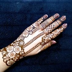 Easy ans Simple Party Henna Design #henna #mehndi #trending Easy Bridal Mehndi Designs, Gorgeous Mehndi Design, Easy Bridal Mehndi, Mehndi Designs For Back Hand, Mehndi Designs For Back, Party Henna, Unique Henna, Design Henna, Easy Design