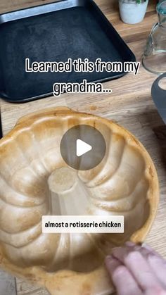 Bundt Pan Chicken, Way To Cook Chicken, Bundt Pan Recipes, Chicken And Gravy, Granulated Garlic, Slow Roast, Seasoned Salt, Bundt Pan, Chicken Dishes Recipes