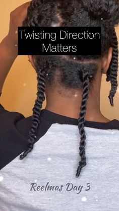 Twisting Direction Matters | Natural hair care, Natural hair styles, Protective hairstyles for natural hair Hair Care Natural, Quick Natural Hair Styles, Natural Hair Tutorials, Natural Hair Care Tips, Twist Hair