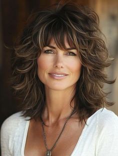 Ready for a change? Check out these 30 shag haircuts for women with bangs in 2024. Whether you have short, medium, or long hair, these styles offer a fresh, modern look. Perfect for women over 50 or those with fine hair, these shags are versatile and stylish. Find the perfect cut to suit your style and rock the new year with confidence. Short Shag Bob With Bangs, Shag Layered Hairstyles, Corte Shag, Shag Haircuts