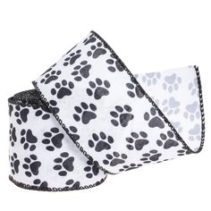 PRICES MAY VARY. Vivid, lively animal elements wired edge ribbon, black and white, the classic color that never goes out of style Dog Paw pattern printed ribbon with wired edge, bright colors, country style decoration ribbons, can add a relaxed and happy atmosphere for you in home decoration The animal pattern ribbon is made of high quality polyester material, the texture of imitation burlap, sturdy and soft, with 2 thin wires inside the edges and easy for you to get needed shapes The white and Home Party Decorations, Animal Party Decorations, Ribbon White, Paw Pattern, Printed Ribbon, Dog Paw Print, Black Animals, Dog Bone, Sewing Trim