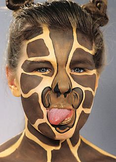 Grimas | Giraffe Lion King Jr, Makeup Class, Halloween Make Up, Facepaint, Fantasy Makeup, Artistry Makeup, Painting For Kids