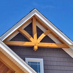 Decorative Cedar Gable Cedar Gable, Gable Roof Design, Diy Wood Stain, Lake Houses Exterior, Roof Trusses, Gable Roof