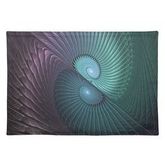 an abstract design in green and purple