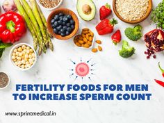 Fertility Foods for Men to Increase Sperm Count Male Fertility Diet, Fertility Diet Plan, Men Advice, Sperm Count, Conceiving