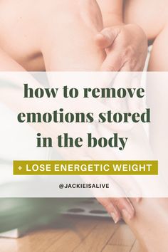 Have you ever heard someone say, “I’ve tried everything, but I just can’t lose this weight?” It’s likely they had energetic or emotional weight to lose. Tending to our energetic body is looked at as taboo. It just requires you to honor what you feel by allowing yourself to feel it. Here is my experience with emotions stored in the body, how they manifested and how I removed them: Body And Soul Art, Stored Emotions, Out Of Body Experience, Body Wisdom, Restorative Yoga Poses, Energetic Body, Emotional Baggage