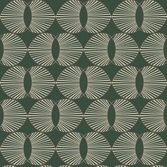 an abstract design with lines and curves on a dark green background, in the style of art period