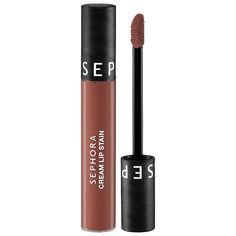 What it is: A bestselling, creamy, weightless, liquid lipstick that coats your lips in flawless color to become a transfer-proof, full-coverage, last-all-day stain.Formulation Type: Lipstick Benefits: Hydrating, Long wearingIngredient Callouts: Free of parabens, formaldehydes, formaldehyde-releasing agents, phthalates, mineral oil, retinyl palmitate, oxybenzone, coal tar, hydroquinone, sulfates SLS & SLES, triclocarban, triclosan, and contains less than one percent synthetic fragrance. It is als Sephora Collection Cream Lip Stain, Blaze Of Glory, Coal Tar, Cream Lip Stain, One Percent, Sephora Beauty, Recyclable Packaging, Beauty Inside, Sephora Collection