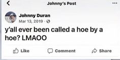 a tweet from johnny's post on his twitter account, which has been altered to include an image of john duran