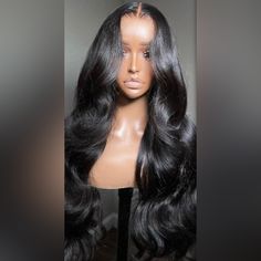 24 Inches Brazilian Lace Front Wig. No Shedding. Brazilian Lace Front Wigs, Wig Color, Lace Front Wig, Lace Front Wigs, Lace Front, Wigs, Lace, Women Shopping, Black