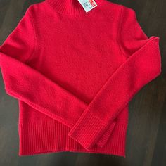 Red Soft Sweater In A Size Large/ Appears More Like A Medium From A Smoke Free And Pet Free Home. Red Stretch Tops From Forever 21, Red Stretch Top From Forever 21, Red Stretch Top By Forever 21, Forever 21 Red Crew Neck Top, Red Forever 21 Crew Neck Top, Forever 21 Red Fall Tops, Forever 21 Red Tops For Fall, Orange Oversized Sweater, Cream Turtleneck Sweater