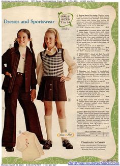 Vintage Fashion 1970, Fye Outfits, Juniors Fashion, Vintage Mail, Vintage Girls Clothes, Fashion Decades, Outfits 2000s, Fashion 70s, 2000s Clothes