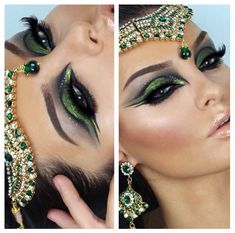 Cleopatra Make-up, Makeup Arab, Maquillage Harry Potter, Cleopatra Makeup, Eyeliner Glitter, Egyptian Makeup, Make Up Designs