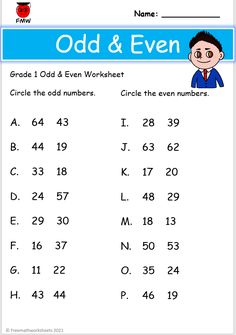 Free Grade 1 Math worksheets Maths Worksheet For Year 2, Odd Numbers And Even Numbers Worksheets, Odd Even Worksheet For Grade 1, Mathematics Grade 1 Math Worksheets, Fun Math Worksheets 3rd, Mental Maths Worksheets For Grade 1, Mathematics Worksheets For Grade 1, Grade 1 Maths Worksheets, Class 1 Maths Worksheets