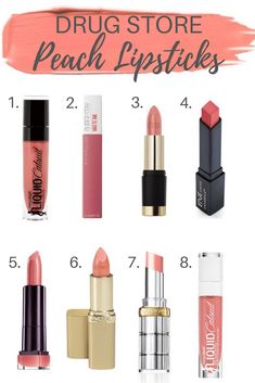 Peachy Pink Lipstick, Peach Color Lipstick, Peach Pink Lipstick, Spring Lipstick, Lipstick Design, Canadian Lifestyle, Summer Lipstick, Drugstore Lipstick, Best Lipstick Color