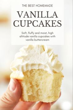 the best homemade vanilla cupcakes soft, fluffy and moist