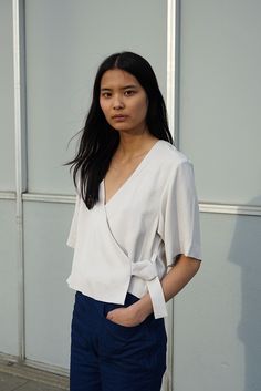 Every woman needs a wrap top in her wardrobe. Shop the Waltz Studio Kimono Top in Stone right now. Chic Wrap Top With Relaxed Fit, Summer Linen Wrap Kimono, Summer Wrap-style Kimono One Size, Fitted Linen Wrap Top, Wrap Top Pattern, Kimono Wrap Top, Kimono Wrap, Wrap Top, Elbow Length Sleeve