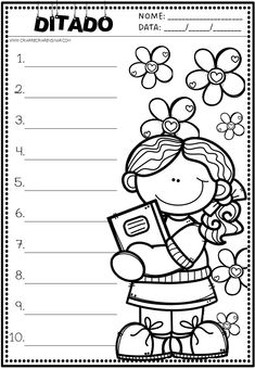 a printable worksheet with the words diado in spanish and english language