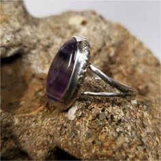 Sterling Silver Floriet ring is made by Old Hippie Dave in Safety Harbor, Florida. Each one is hand fabricated out of 925 sterling silver and hand polished.stone is 14x18 mm band is double 16 gage. Because this ring is handmade no 2 rings or stones are ever exactly the same. Spiritual Silver Amethyst Ring In Sterling Silver, Handmade Sterling Silver Gemstones For Anniversary, Silver Sterling Silver Amethyst Ring Gift, Unique Hallmarked Sterling Silver Amethyst Ring, Nickel-free Silver Amethyst Ring In Sterling Silver, Unique Hallmarked Amethyst Ring In Sterling Silver, Handmade Sterling Silver Amethyst Ring For Anniversary, Adjustable Silver Amethyst Ring In Sterling Silver, Handmade Amethyst Sterling Silver Ring For Anniversary