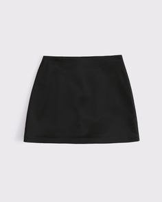 Ultra high rise mini skort in our stretch-enhanced satin sculpt fabric, featuring an interior shorts lining and a side zipper for a secure fit. Black Satin Skirt, Short Black Skirt, Active Swimwear, Satin Mini Skirt, Outfit Png, Cute Comfy Outfits, Denim Mini Dress, Black Mini Skirt, Fancy Outfits