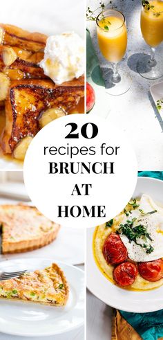 the top 20 brunch at home recipes