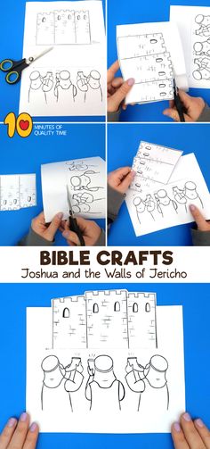 printable bible crafts for kids that are fun and easy to do with the children