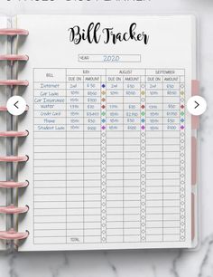 Life Binder Printables, Finance Journal, Life Tracker, Budgeting Ideas, Saving Money Chart, Saving Tracker, Money Chart