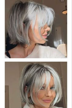 Haircut Medium, Grey Hair Inspiration, Messy Short Hair, Blending Gray Hair, Edgy Short Hair, Short Choppy Hair, Mom Hairstyles, Sassy Hair, Trendy Short Hair