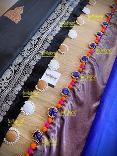 Tassels Crochet, Rangoli Border, Traditional Blouse Designs