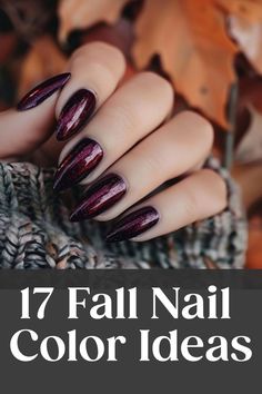 Fall Bio Gel Nails, Maroon Ombre Acrylic Nails, Fall Uv Gel Nails, 3 Different Color Nails, October Coffin Nails, Manicured Nails Gel, Fall Nail Colors Coffin Shape, Fall Inspired Acrylic Nails, Glitter Fall Nails Acrylic