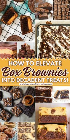 how to elevate box brownies into decadent treats - cover / packs