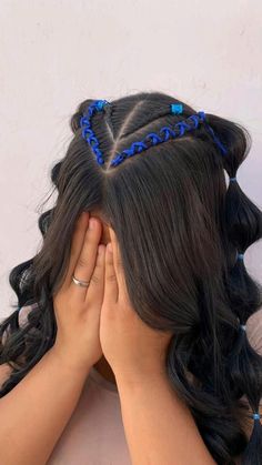 Hairstyles Kids, Curly Hair Styles Easy, Hairdos For Curly Hair, Festival Hair, Clipuri Video, Hoco Hair Ideas