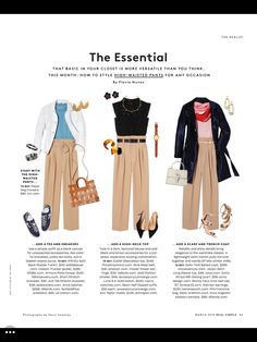 Inverted Triangle Fashion, Plus Size Capsule Wardrobe, Beige Shirt, Wardrobe Classic, Summer Capsule Wardrobe, Real Simple, Pantalon Large, Wardrobe Basics, Fashion Lookbook