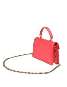 Smooth calfskin handbag Coral colour Flap with hidden magnetic closure Jewel heart in metal alloy with pearl inlays Leather handle Removable chain shoulder strap Calfskin interior 1 internal slot pocket Dimensions: Length 13 cm Height 19 cm Depth 4.5 cmGender: WOMENMaterial: 100% CALF LEATHERColor: REDMade in: ITProduct ID: BB6711 AV893 87550*Import tax/duty will be calculated at checkout (If applicable) Formal Crossbody Bag With Pearl Handle, Luxury Chain Crossbody Bag, Elegant Leather Flap Bag As Fashion Accessory, Luxury Crossbody Shoulder Bag With Pearl Handle, Luxury Crossbody Evening Bag With Metal Hardware, Elegant Leather Shoulder Bag With Pearl Handle, Luxury Bags With Chain Strap For Gift, Luxury Bags With Chain Strap As Gift, Luxury Bag With Chain Strap As Gift