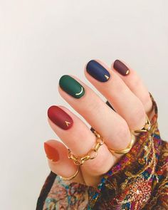 Heirloom Rings, Ombre Nail Designs, Wedding Nails Design, Cute Gel Nails, Funky Nails, Wedding Nails, Trendy Nails, Winter Nails