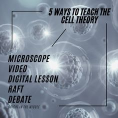 the text 5 ways to teach the cell theory microscope video digital lesson raff debate