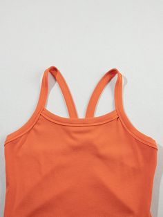 Grapefruit Orange Athletic Ribbed Cropped Cami Top Stay cool and stylish during workouts with this trendy Grapefruit Orange Athletic Ribbed Cropped Cami Top. Made of high-quality 93%Viscose+7%Elastane material, this top offers exceptional comfort and flexibility for unrestricted movement. Key Features: Material: 93%Viscose+7%Elastane Style: Casual, active Pattern: Solid Season: Summer Occasion: Daily, Outdoor Color: Grapefruit Orange Benefits: Exceptional comfort and flexibility Ribbed texture for a touch of sophistication Versatile piece for athletic activities and casual wear Pairs well with high waist pants to show off a sexy curve Orange Benefits, Shoulder Girdle, Maxi Dresses Formal, Citrus Twist, Chic Jumpsuit, Pajamas Sets, Floral Knit, Lemon Print, High Fashion Home