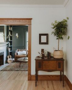 the living room is clean and ready to be used as a place for family members