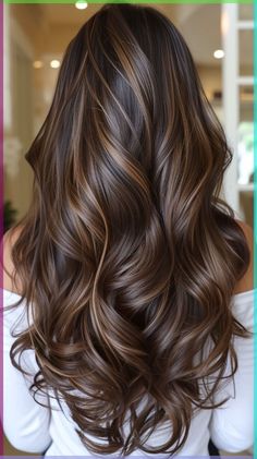 (小红书 ID: 45949276) cut tutorials at home Oval Face Hairstyles, Long Hair Color, Highlights Brown Hair, Long Wavy Hair