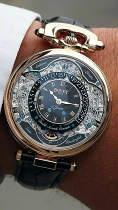 Bovet Watch, Fancy Watches, Skeleton Watches, Amazing Watches, Expensive Watches, Best Watches For Men, Luxury Timepieces, Watches Unique, Stylish Watches